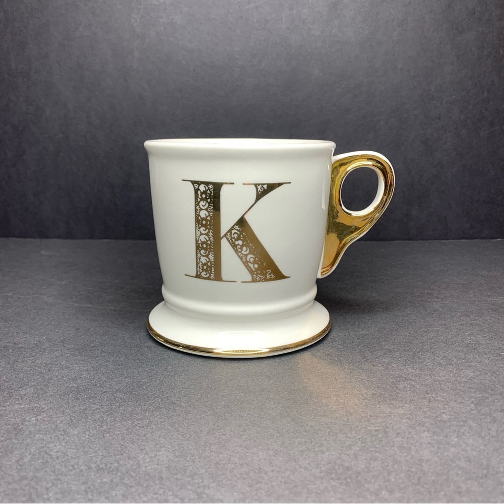 Anthropologie Limited Edition Golden K Mug